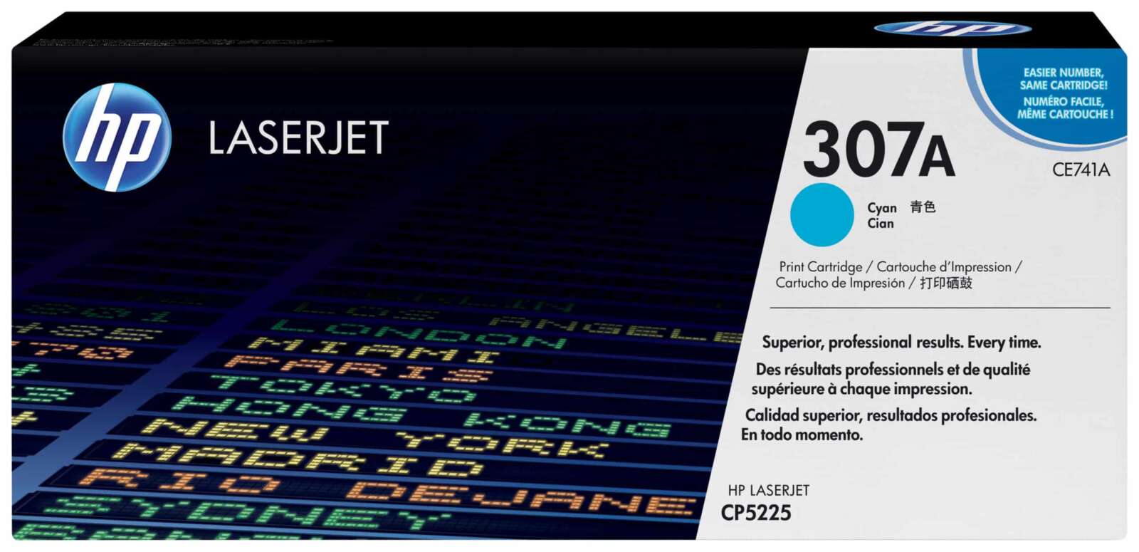 Hp Toner 307A Cyan – LaserJet d’origine (CE741A)