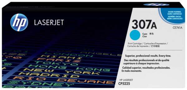Hp Toner 307A Cyan – LaserJet d’origine (CE741A)
