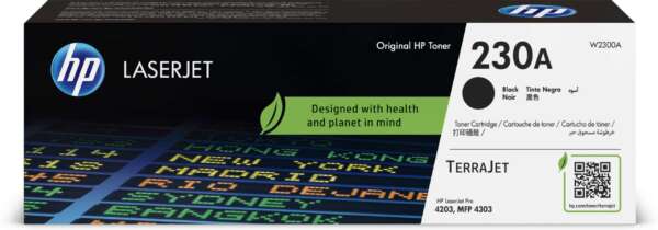 Hp Toner 230 LaserJet – Noir (W2300A)