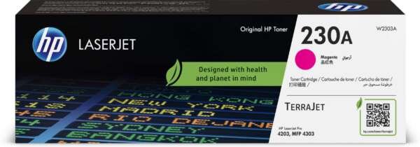 Hp Toner 230 LaserJet – Magenta (W2303A)