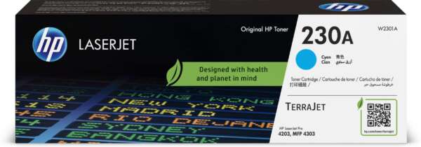 Hp Toner 230 LaserJet – Cyan (W2301A)