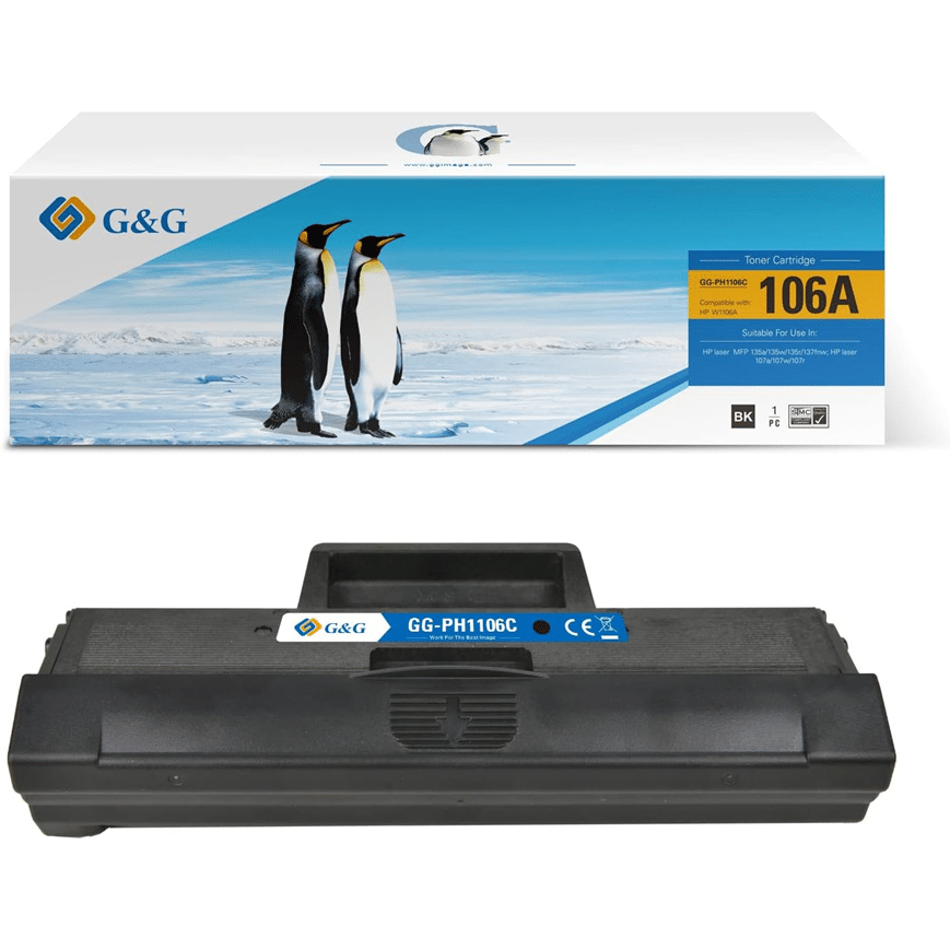 Hp Toner G&G 106A avec 106A W1106A (W1106A-G&G)
