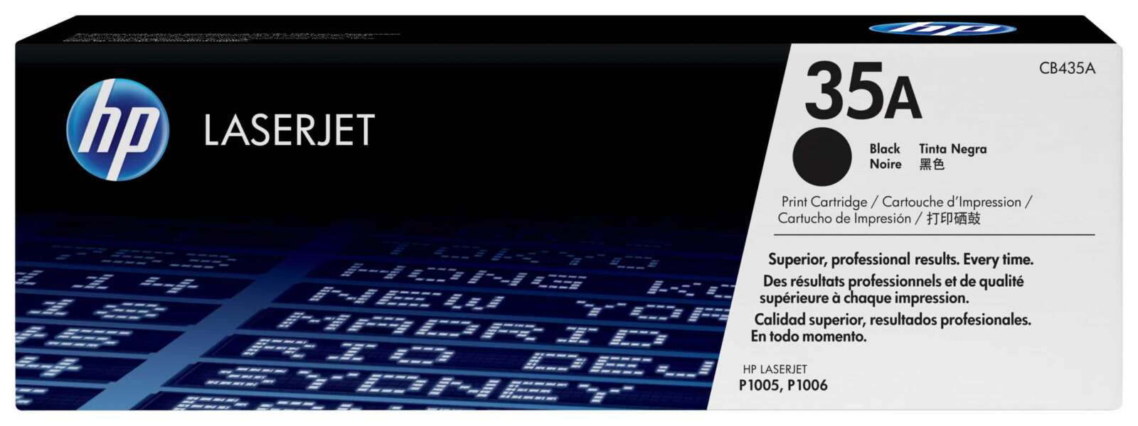Hp Toner 35A LaserJet authentique – Noir (CB435A)