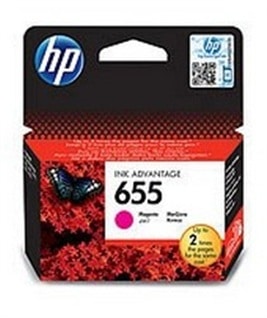 Hp Cartouche d'encre 655 d’encre magenta Advantage authentique (CZ111AE)