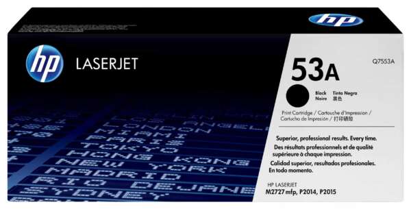 Hp Toner 53A LaserJet noir authentique (Q7553A)