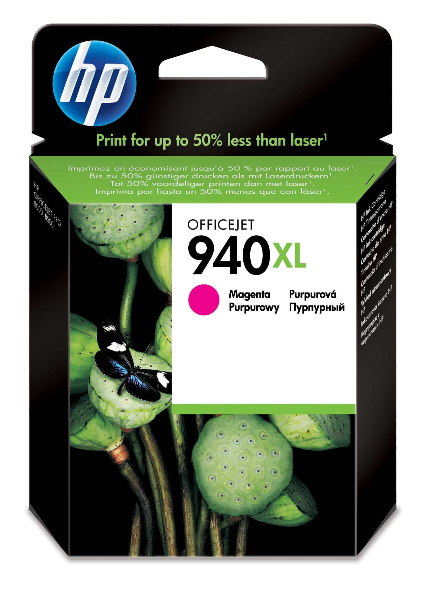 Hp Cartouche d'encre 940XL Magenta – d’encre grande capacité d’origine (C4908AE)
