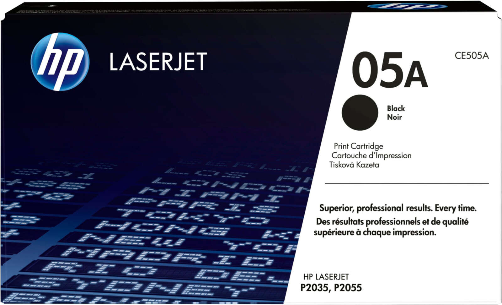 Hp Toner 05A LaserJet authentique – Noir (CE505A)