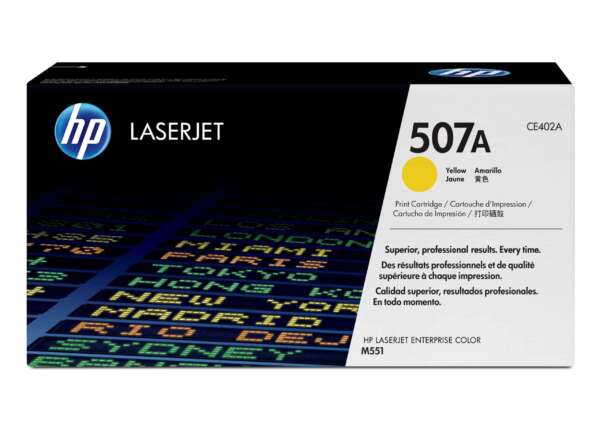 Hp Toner 507A Jaune – LaserJet d’origine (CE402A)