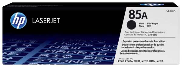 Hp Toner 85A LaserJet authentique – Noir (CE285A)