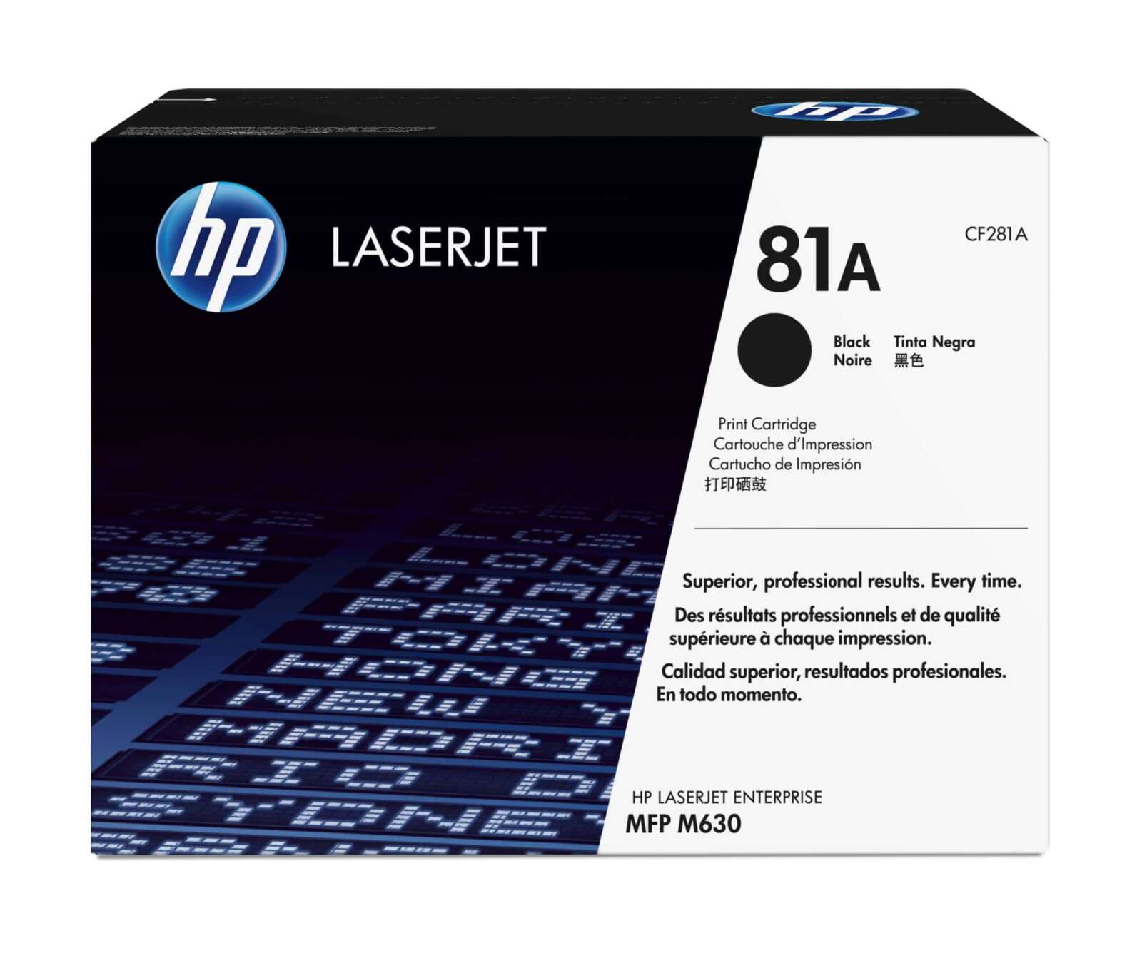 Hp Toner 81A LaserJet authentique – Noir (CF281A)