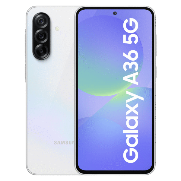 Samsung Galaxy A36 5G – 8 Go + 128 Go, Blanc (SM-A366BZAPMWD)