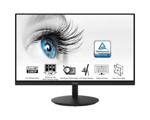 MSI 23,6″ FLAT Moniteur PC 75 Hz (PROMP242)