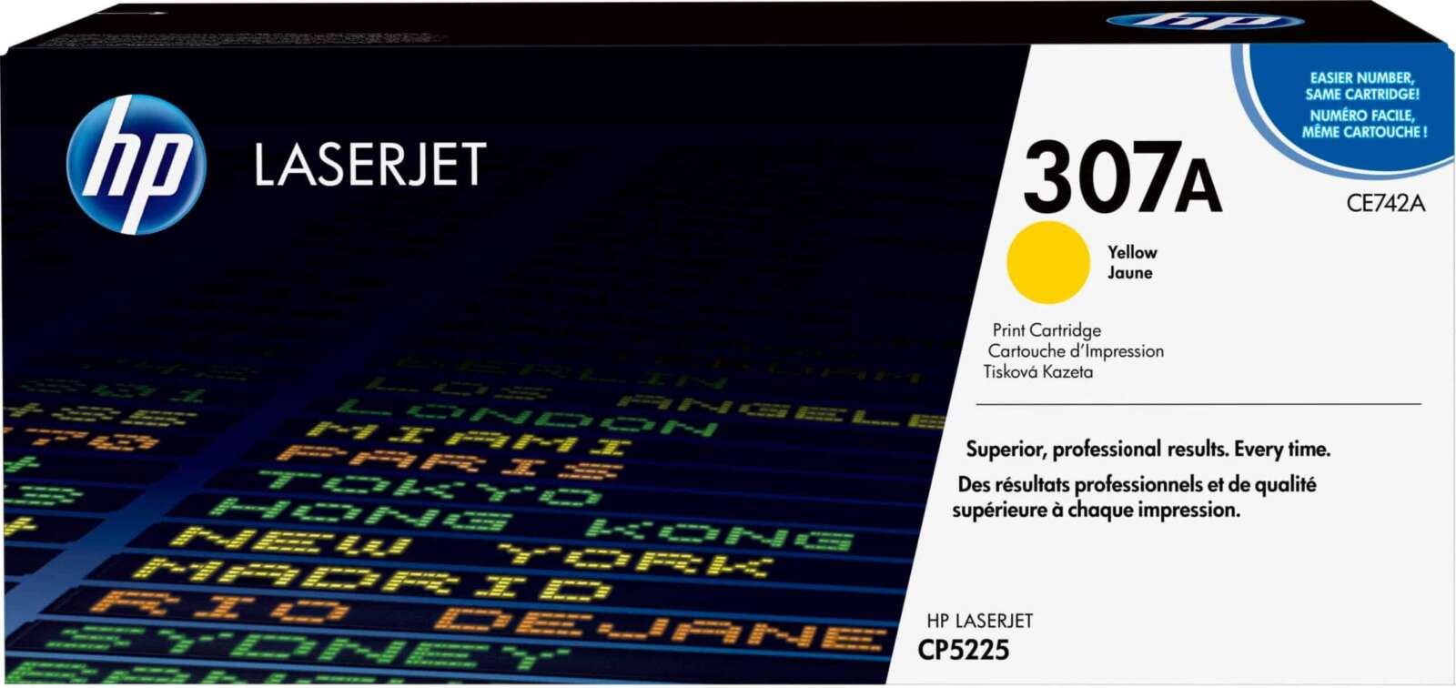 Hp Toner 307A Jaune – LaserJet d’origine (CE742A)