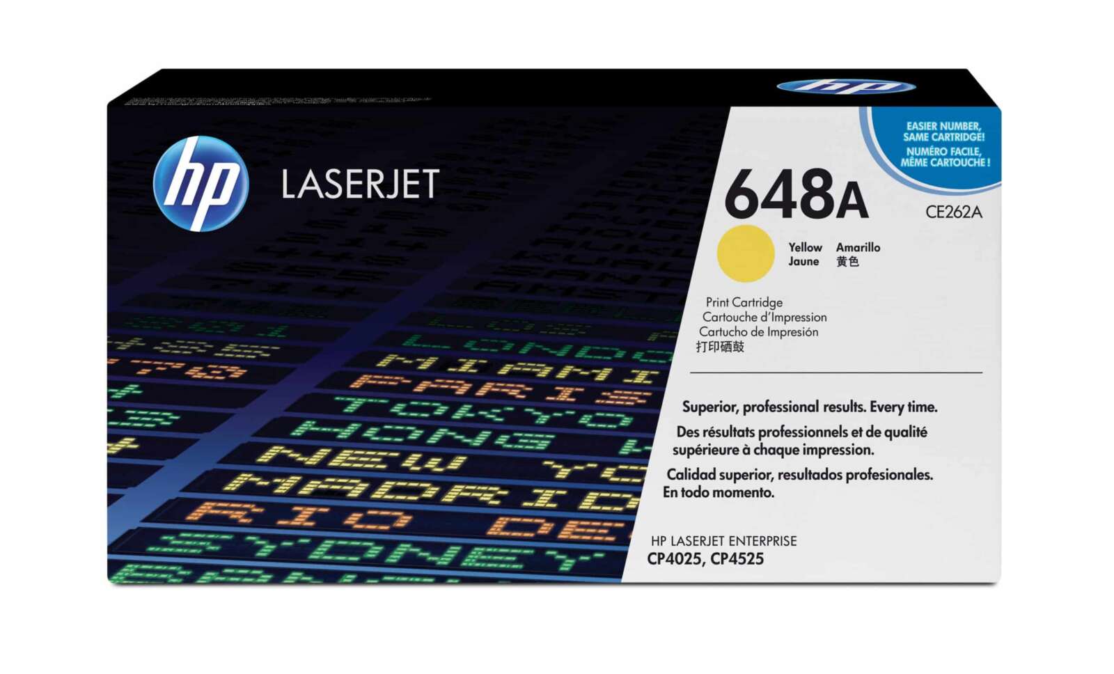 Hp Toner 648A LaserJet jaune authentique (CE262A)