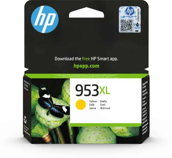 Hp Cartouche d'encre d’encre 953XL – Jaune (F6U18AE)