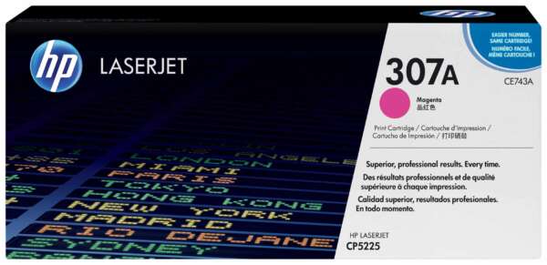 Hp Toner 307A Magenta – LaserJet d’origine (CE743A)