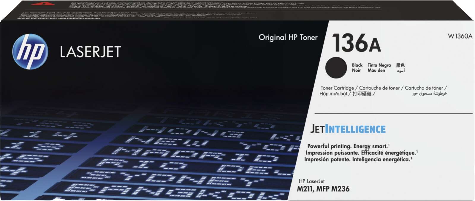 Hp Toner de 136A LaserJet – Noir (W1360A)