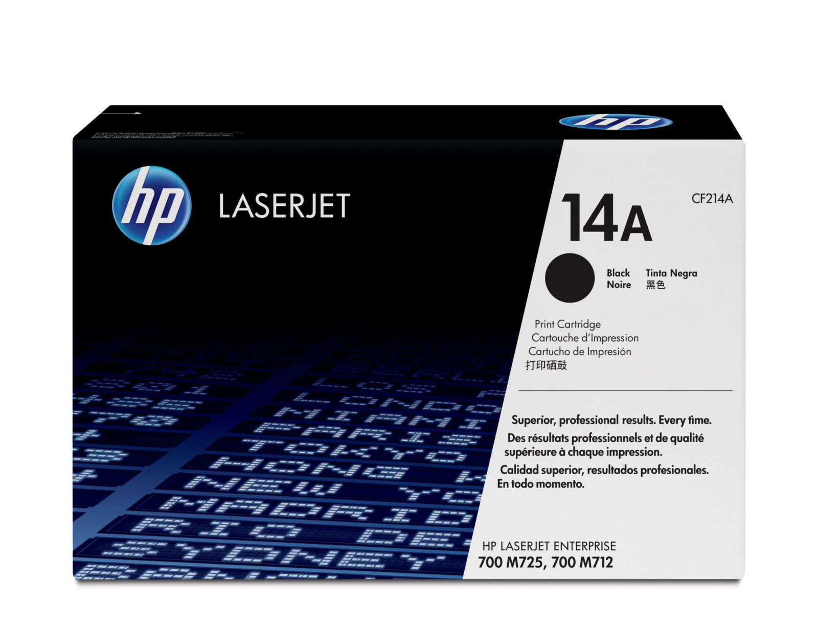 Hp Toner 14A LaserJet noir authentique (CF214A)