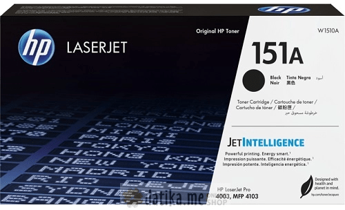 Hp Toner LaserJet d’origine 151A – Noir (W1510A)