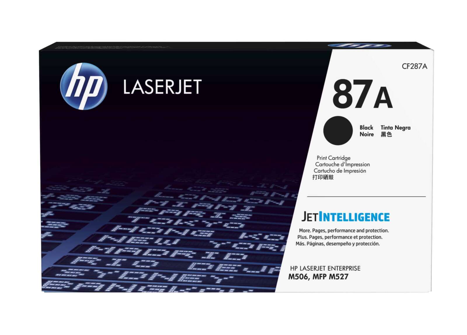 Hp Toner 87A Noir – LaserJet d’origine (CF287A)