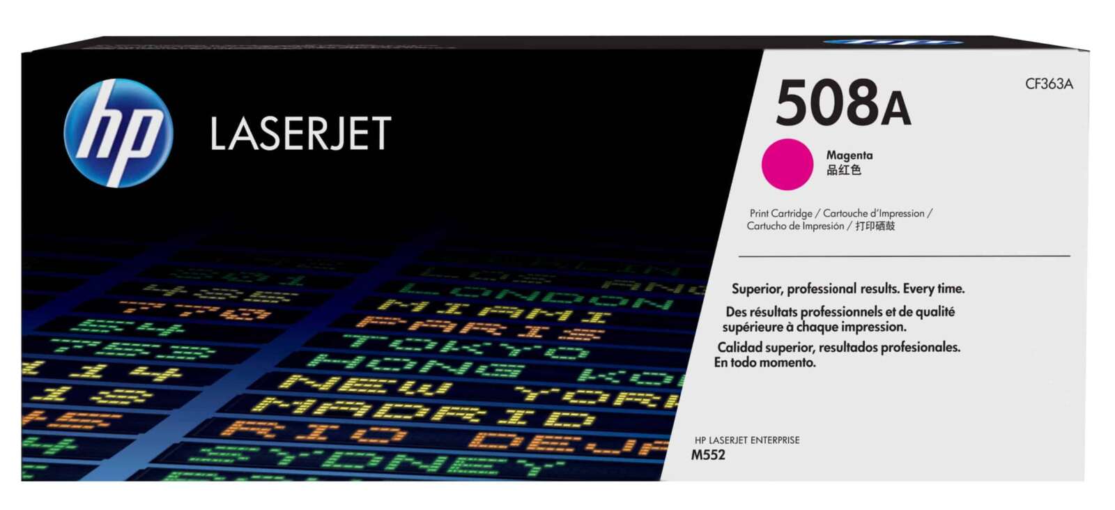 Hp Toner 508A LaserJet authentique – Magenta (CF363A)