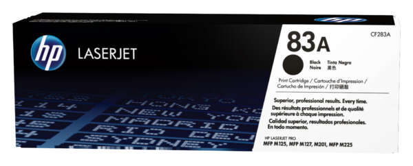 Hp Toner 83A Noir – LaserJet d’origine (CF283A)