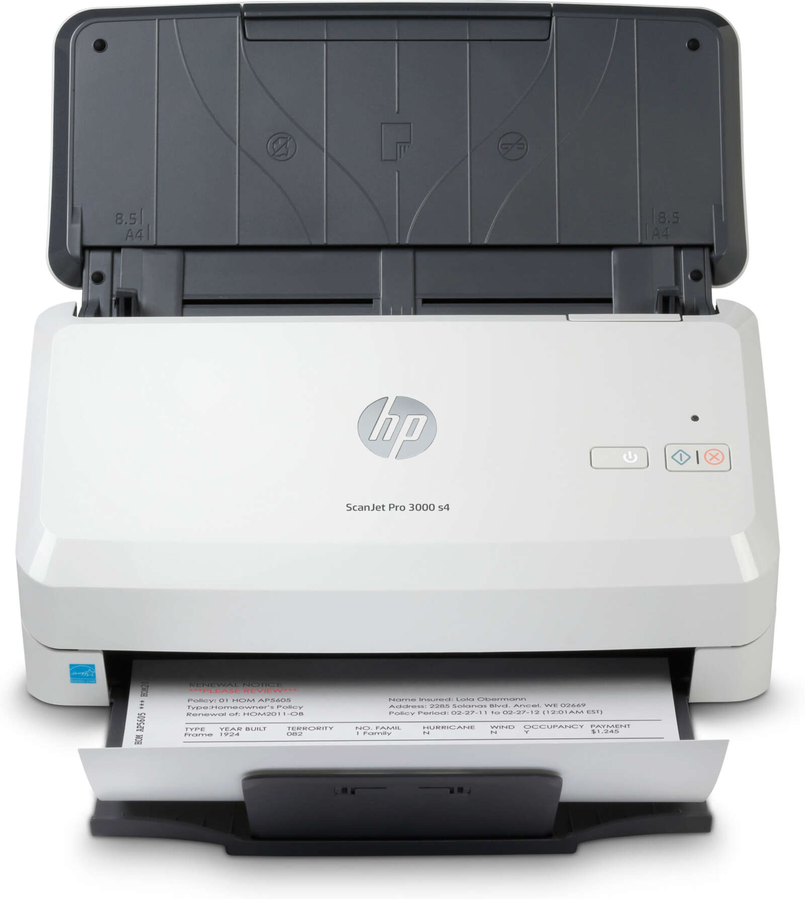 HP AVEC CHARGEUR DE FUILLES SCANJET PRO 3000 S4 Scanner A4 (6FW07A)