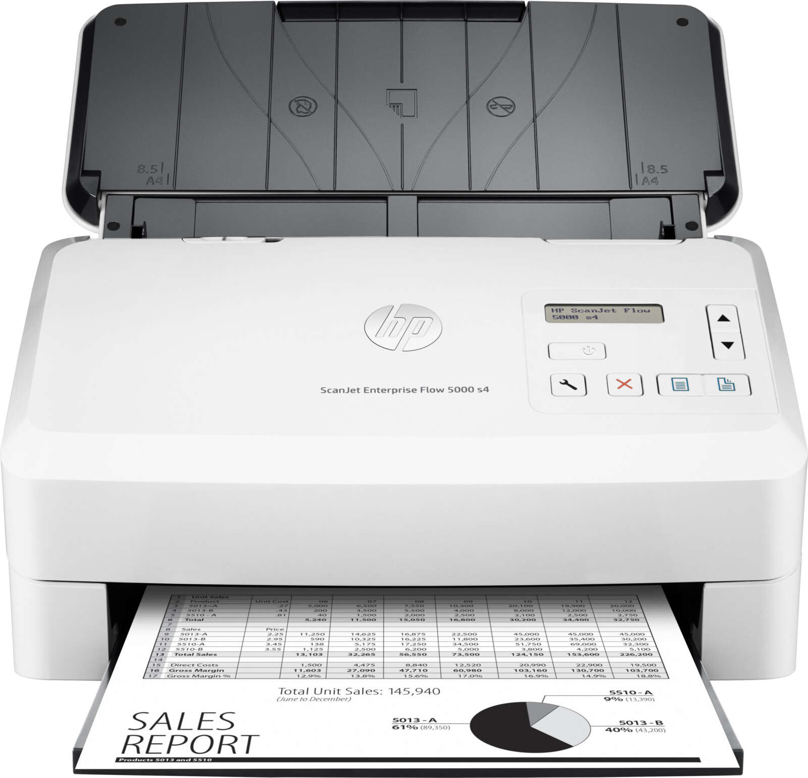 HP AVEC CHARGEUR DE FUILLES SCANJET ENTERPRISE FLOW 5000 S4 Scanner A4 (L2755A)