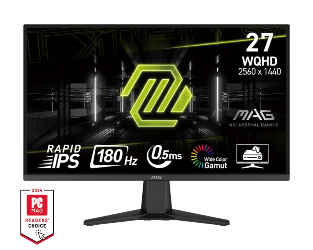 MSI Gamer MAG 275QF 27″ 180Hz IPS 2K Moniteur PC 180 Hz (4711377204897)
