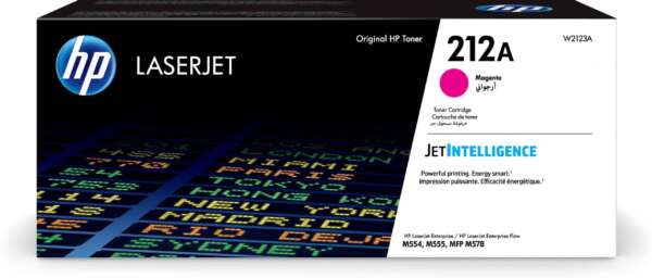 Hp Toner 212A Magenta – LaserJet d’origine (W2123A)