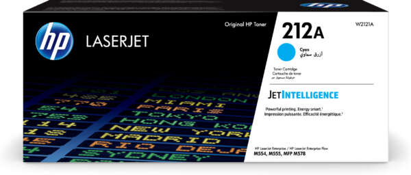 Hp Toner 212A Cyan – LaserJet d’origine (W2121A)