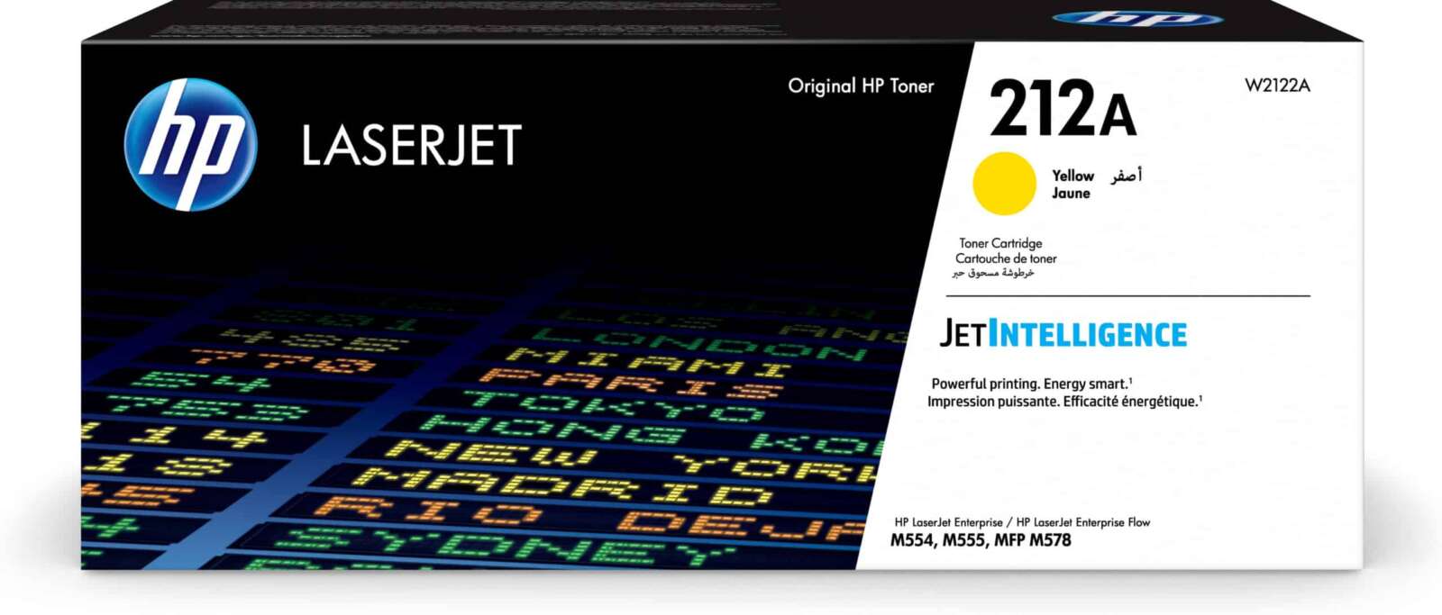 Hp Toner 212A Jaune – LaserJet d’origine (W2122A)