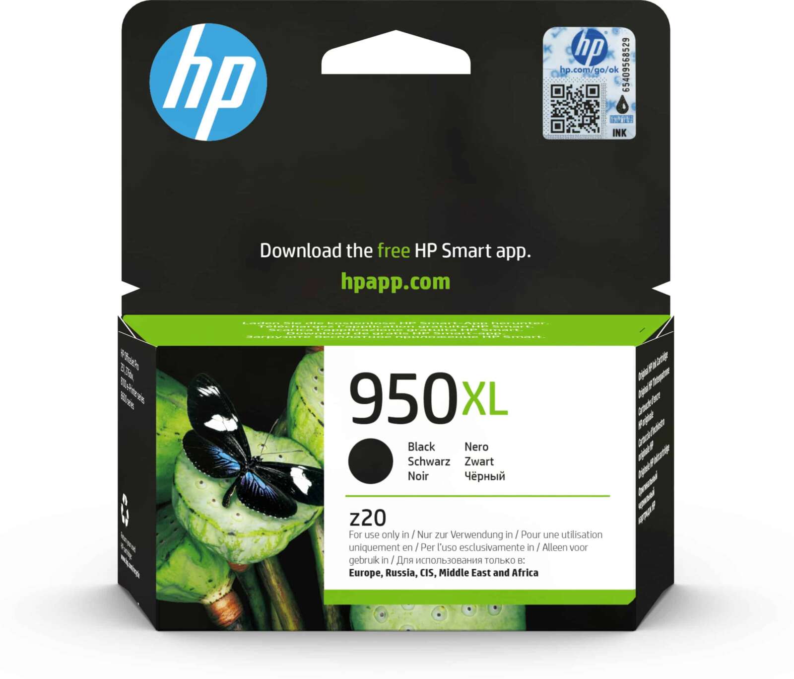Hp Cartouche d'encre 950XL Noir – d’encre grande capacité d’origine (CN045AE)
