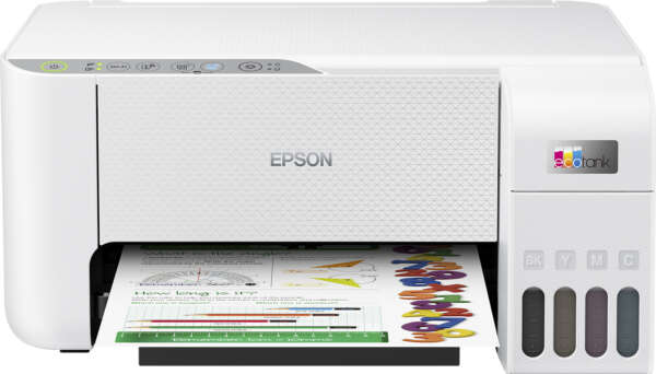 Epson  Imprimante Multifonction 3-en-1 Réservoir d'encre intégré (Ink Tank) Couleur (C11CJ67411)