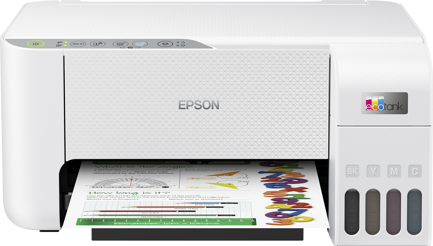 Epson  Imprimante Multifonction 3-en-1 Réservoir d'encre intégré (Ink Tank) Couleur (C11CJ67411)