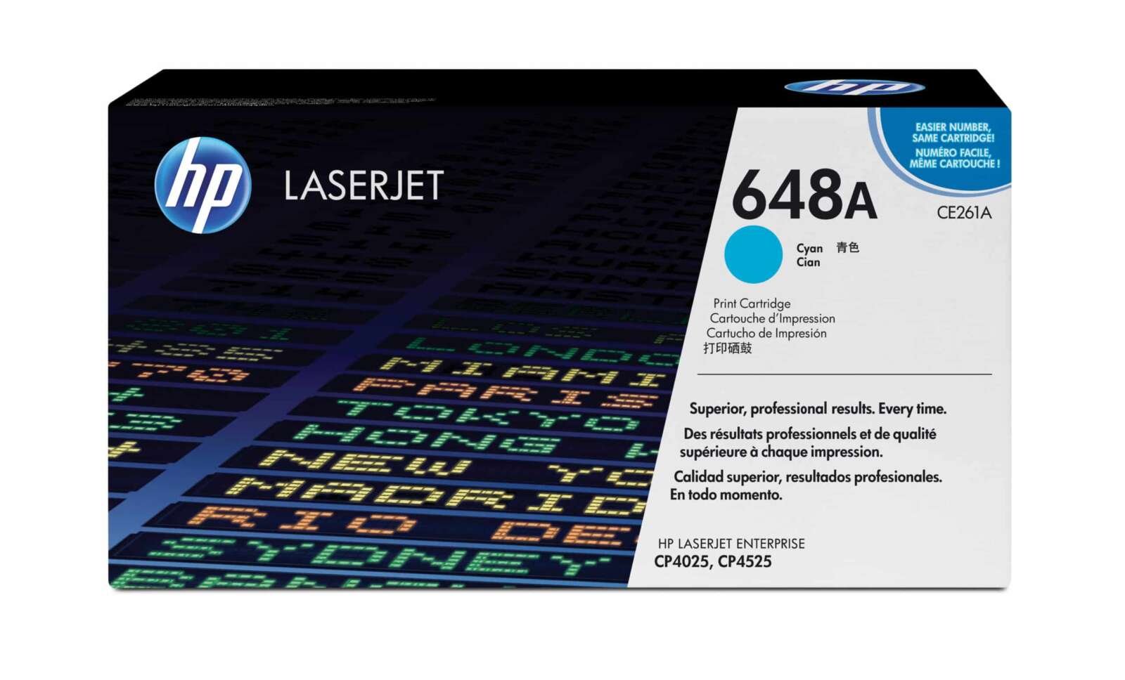 Hp Toner 648A Cyan – LaserJet d’origine (CE261A)
