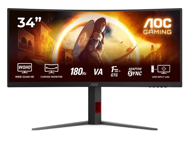 AOC 34″ – CU34G4 Moniteur PC 34" 180 Hz (CU34G4)