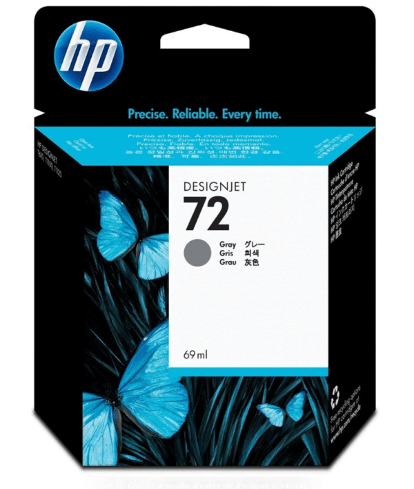 Hp Cartouche d'encre 72 Gris – d’encre d’origine (C9401A)