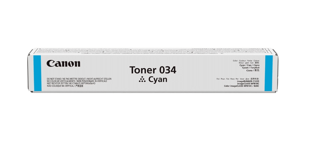 Canon Toner 034 Cyan – d’origine (9453B001AA)