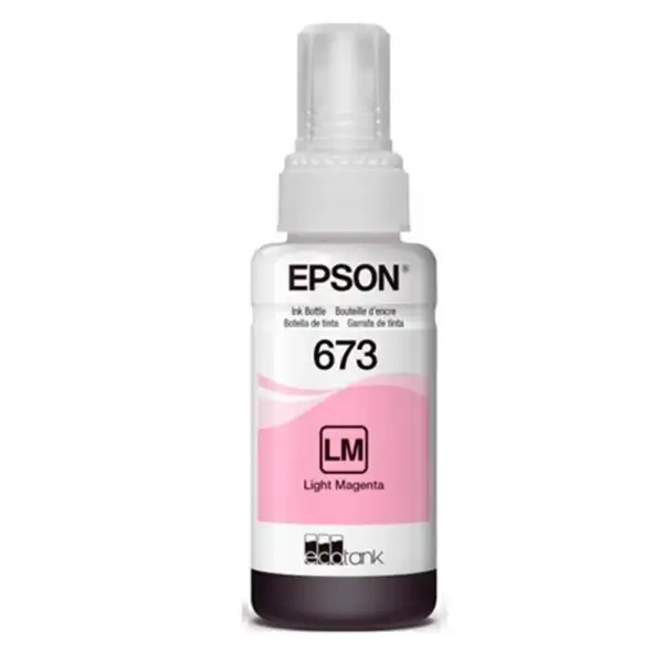 Epson Bouteille d'encre 673 LM Magenta Clair – d’encre d’origine (C13T67364A)