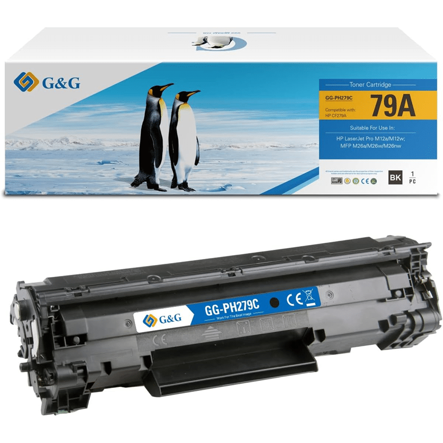 Hp Toner – G&G – 79A – Noir – (CF279A-G&G)