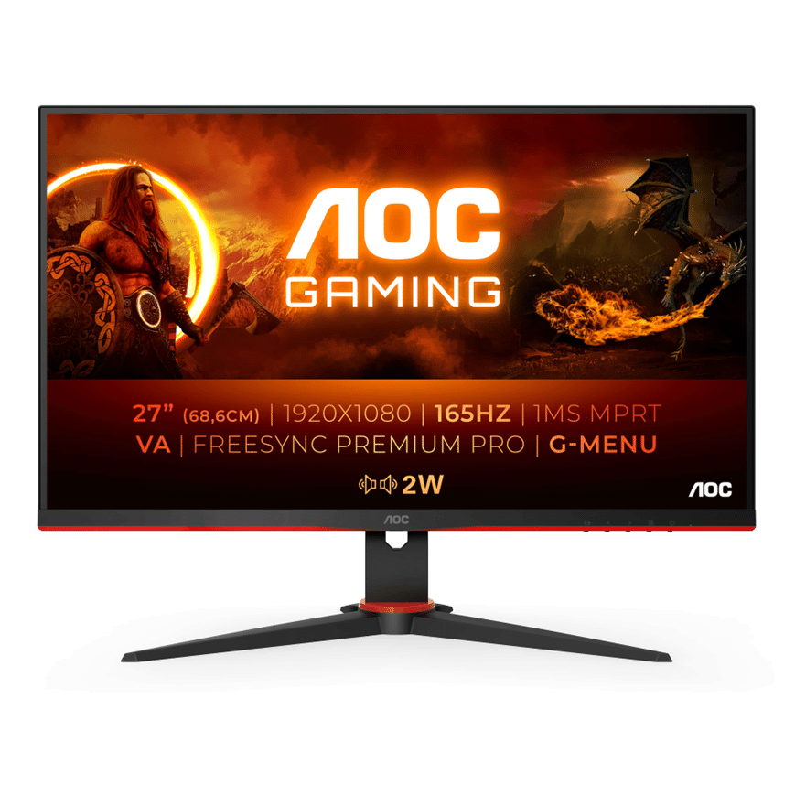 AOC 27″ Flat VA FHD 165HZ 27G2SE Moniteur PC 27" 165 Hz (6973985230073)