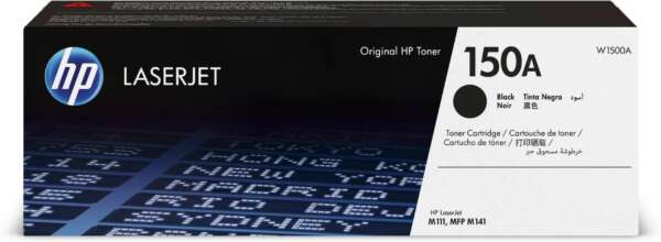 Hp Toner 150A Noir – LaserJet d’origine (W1500A)