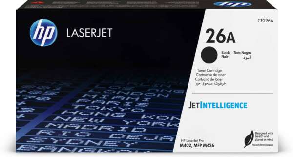 Hp Toner 26A Noir – LaserJet d’origine (CF226A)