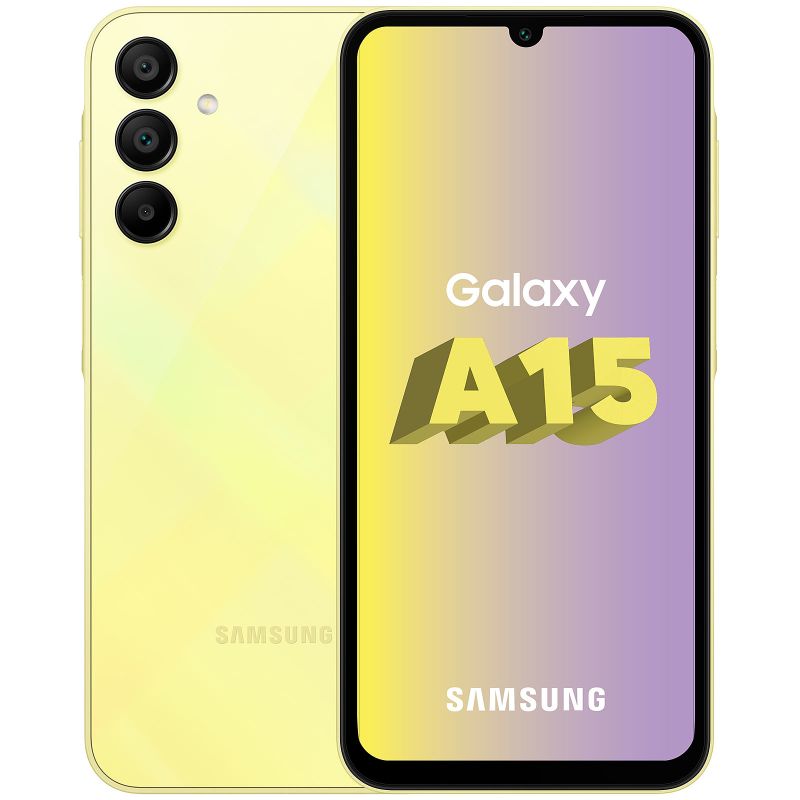 Samsung Galaxy A15 – Jaune (SM-A155FZYDMWD)