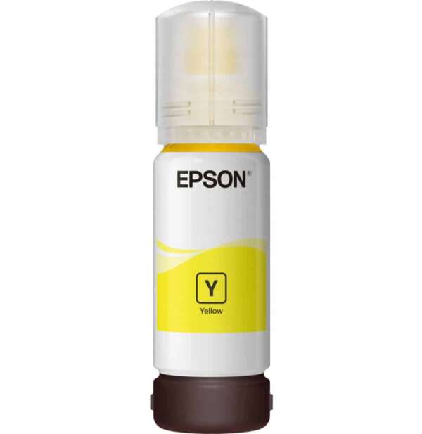 Epson Bouteille d'encre 101 Jaune – d’encre EcoTank d’origine (C13T03V44A)