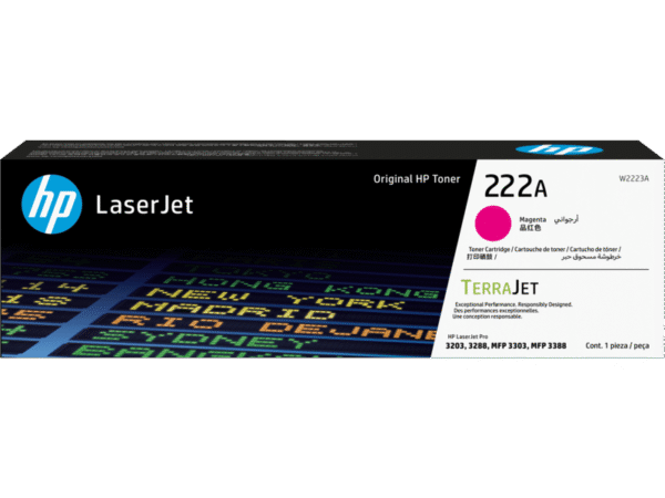 Hp Toner 222A Magenta – LaserJet d’origine (W2223A)