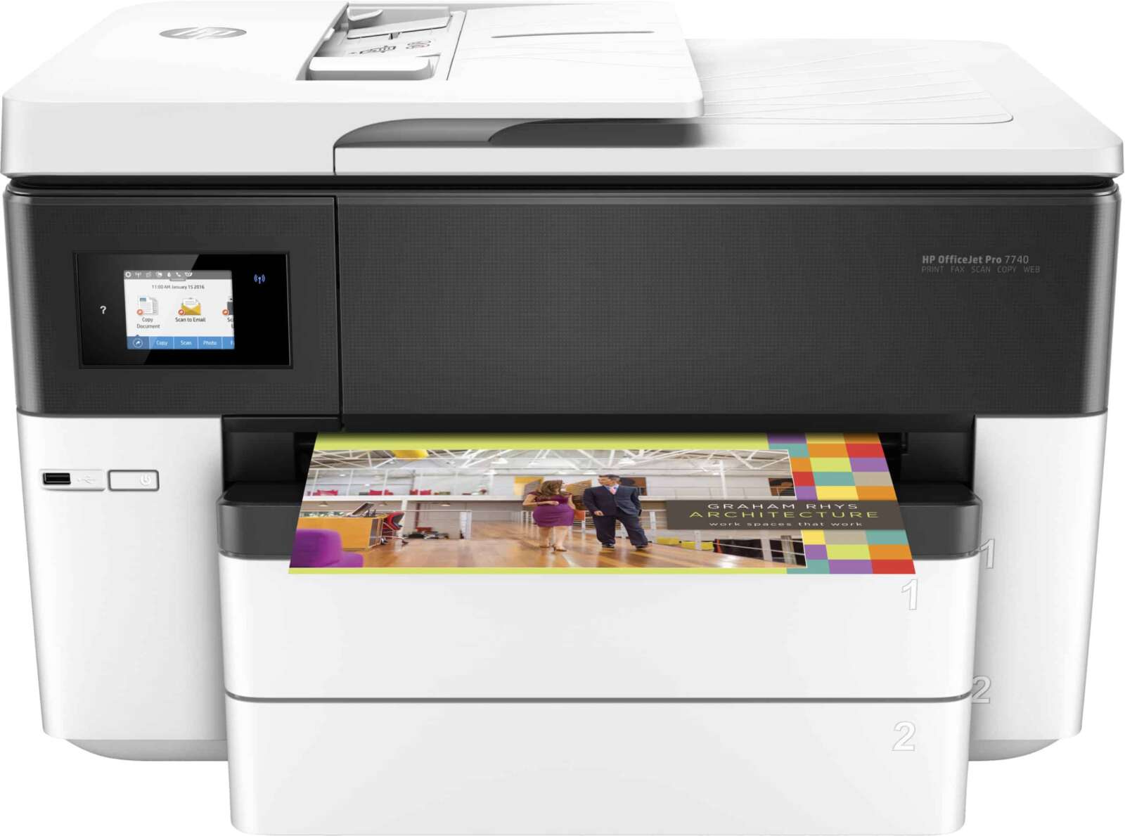 HP  Imprimante Multifonction 4-en-1 Jet d'encre Couleur (G5J38A)
