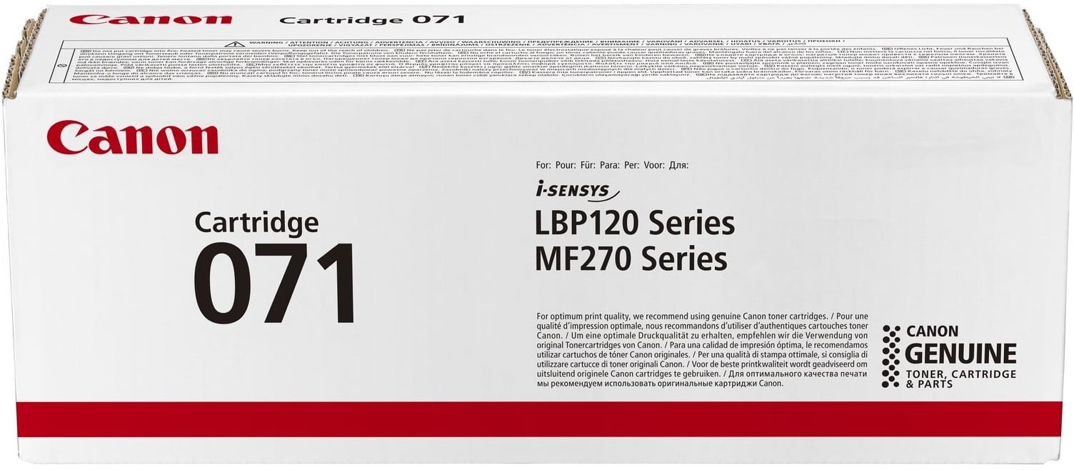 Canon Toner 071 Noir – d’origine (5645C002AA)