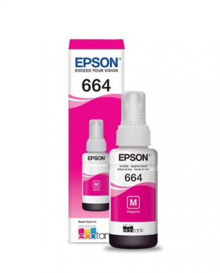 Epson Bouteille d'encre 664 M Magenta – d’encre d’origine (C13T66434A)